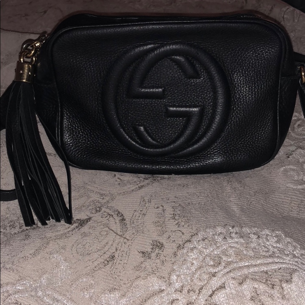 Cross body leather bag